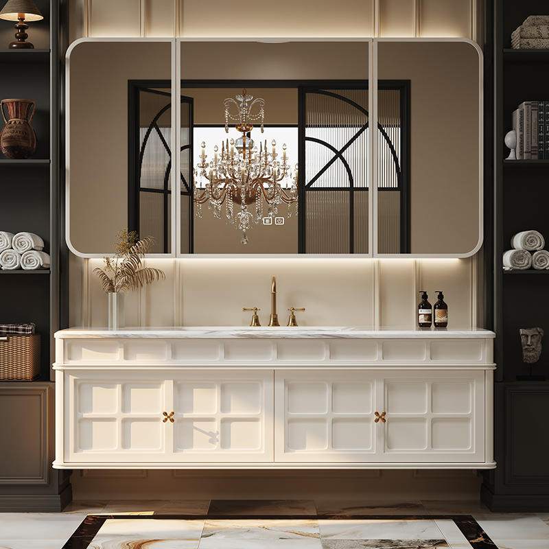 French Retro Bathroom Cabinet  - Luxury Skincare & Spa Photos review and price