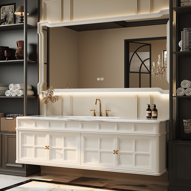 French Retro Bathroom Cabinet  - Luxury Skincare & Spa Photos review and price