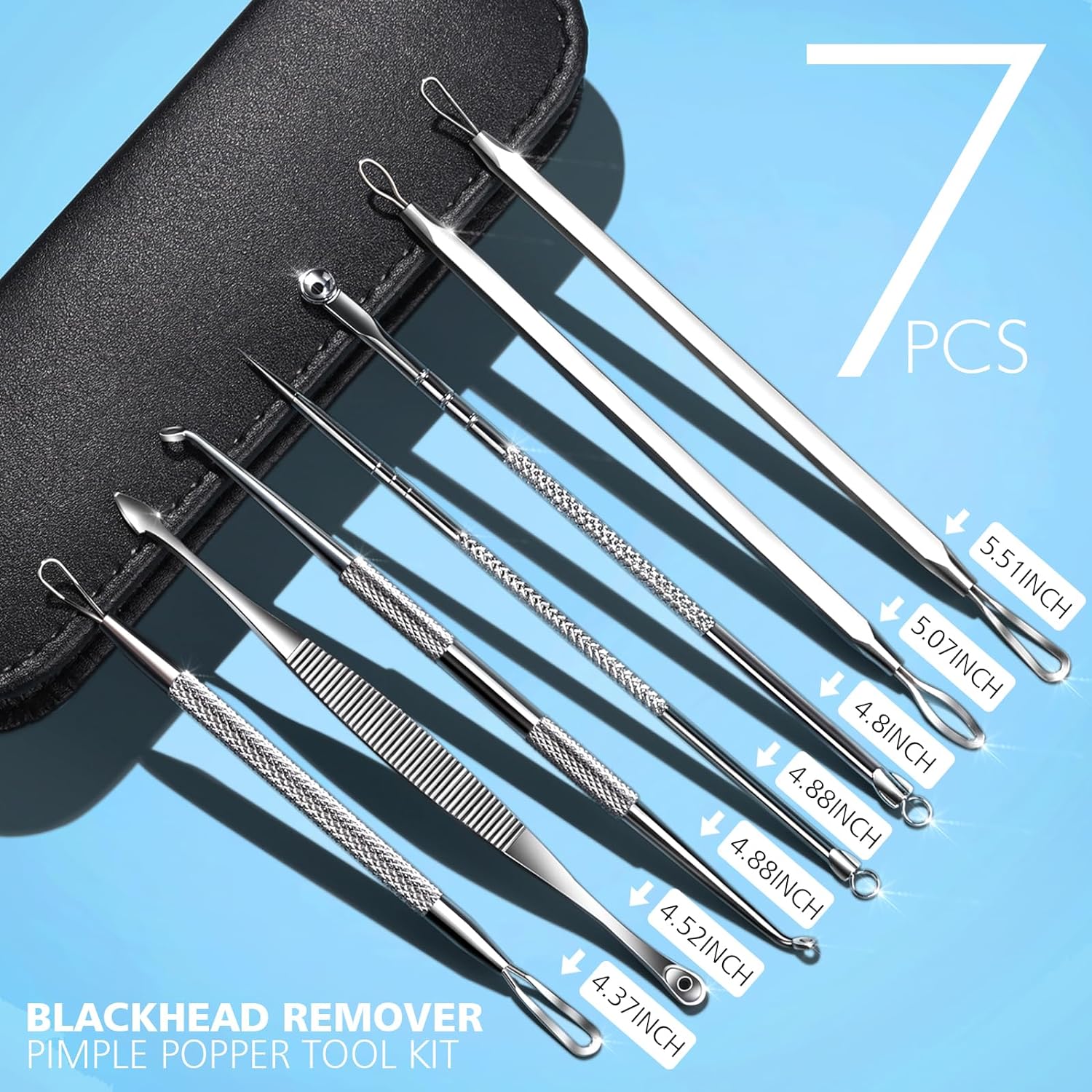 7pcs Blackhead Remover Kit Sta - Luxury Skincare Acne review and price